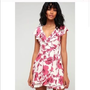 Free people floral wrap mini XS